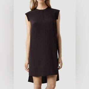 AllSaints Tonya Stretch Silk Dress US 6